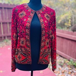 Adrianna Papell Sequin Jacket